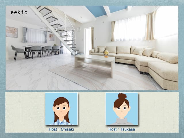 Free parking lot / Clean beautiful house／eekio