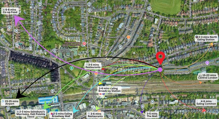 5 bedrooms /11 Guest/ Garden /5 min to underground gallery image 5