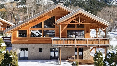 Luxury Chalet & Spa, Black Stone, Serre Chevalier