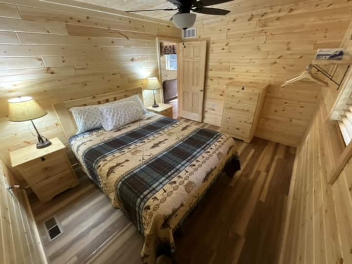 Quarto principal da cabana Northern Way