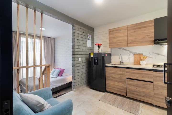 Acogedor Estudio En Cali Contemporáneo Confort 304 - Cali
