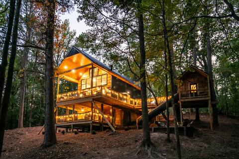 The Treehouse - 10 min from Oxford, Firepit, Slide