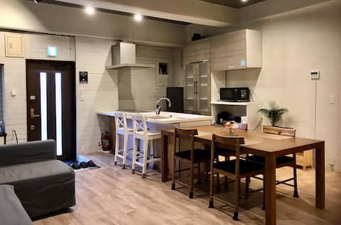 7 mins walk to JR Kofu Station！Cozy！Free Parking！