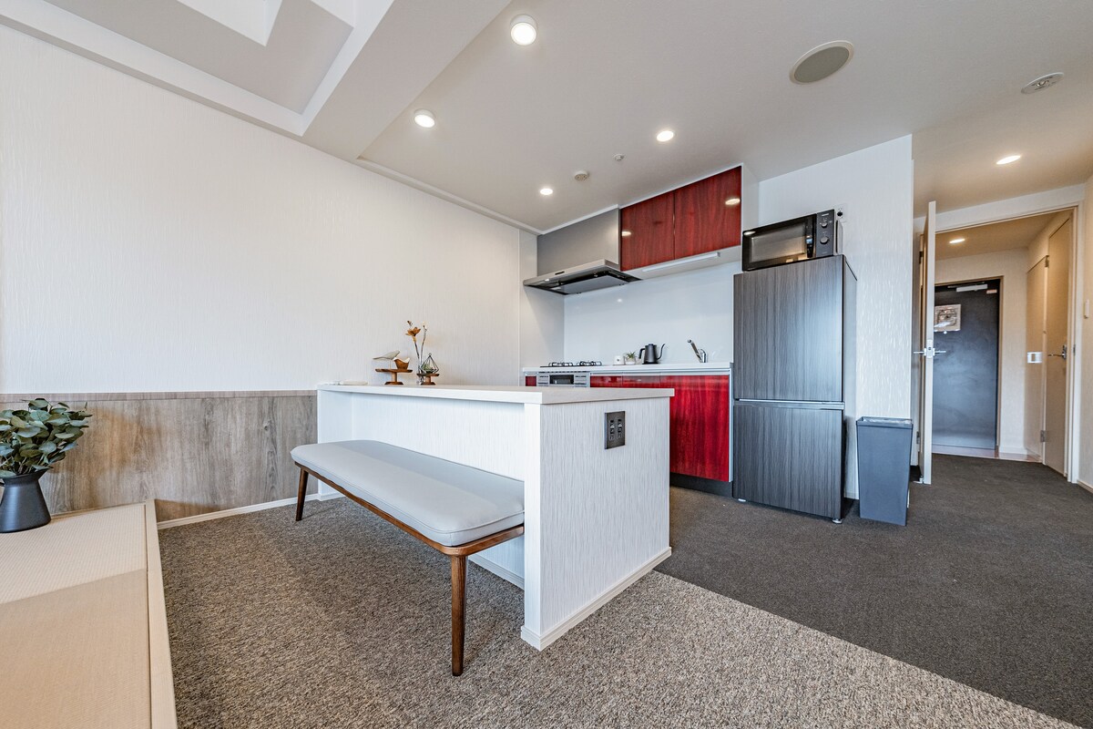 銀次部屋 駐車場無料！静かな住宅街 4つの寝室でご家族でゆっくり