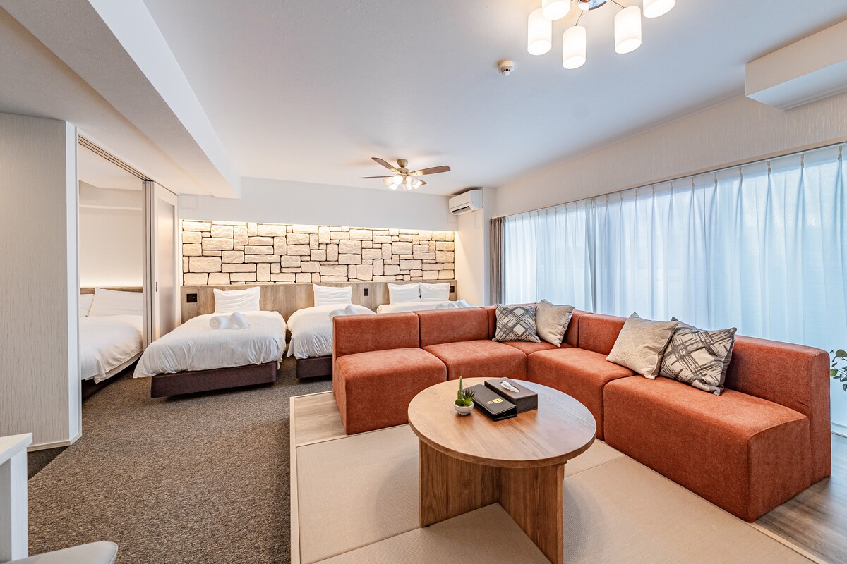 68㎡/Family Room/KIX Direct/Namba/4min/subway/USJ