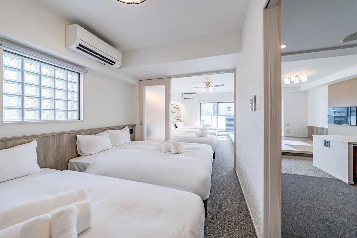 68㎡/Family Room/KIX Direct/Namba/4min/subway/USJ - Apartments for
