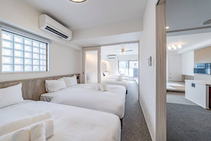 tomo部屋 68㎡/Family Room/KIX Direct/Namba/4min/subway/USJ