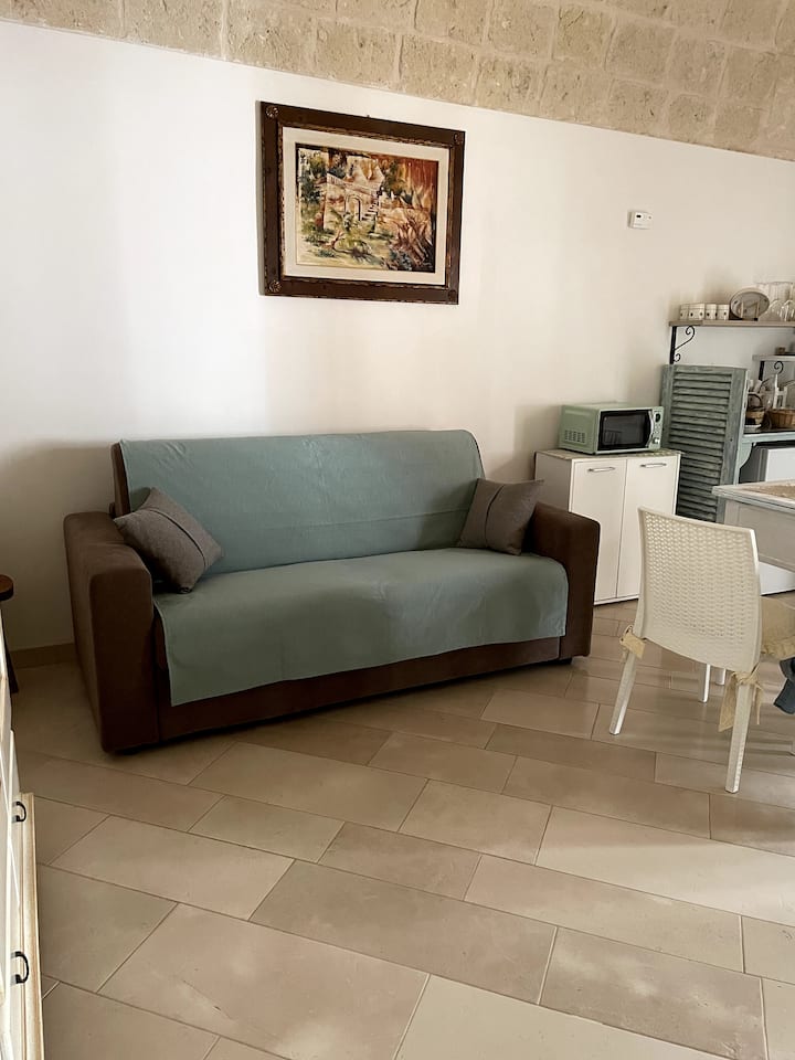 segundo dormitorio con sofá cama