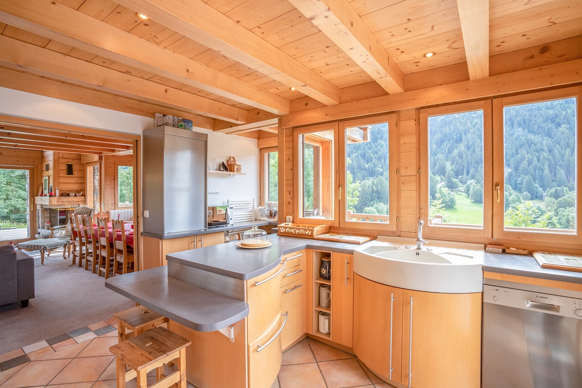 Beliebte Airbnb-Anzeige: Les Recorbaz Chalet in La Clusaz