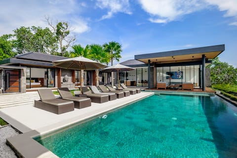 10BR Villa Pair: Rafa&Eden w/Ricefield View inUbud