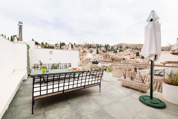 Impresionantes Vistas Desde Terraza Privada - Granada