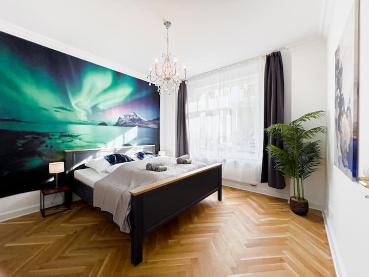 King Bett Erstklassiges Apartment In Citynähe - Leipzig