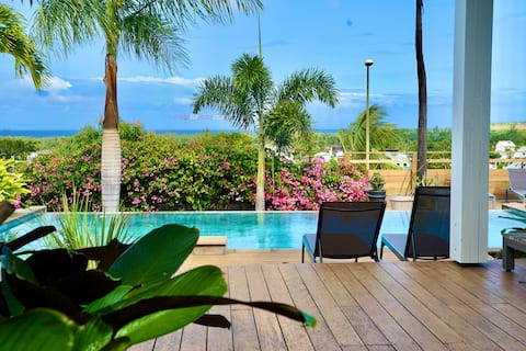 Villa Acacias. Pool & panoramic view