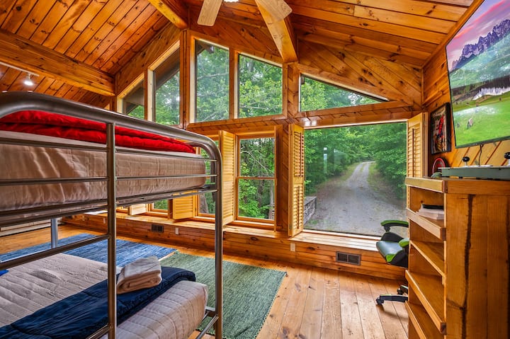 Loft with natural light and marvel decor