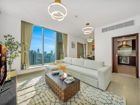 Top performing Airbnb: New Setup | Downtown Penthouse | Panoramaic Views in Burj Khalifa