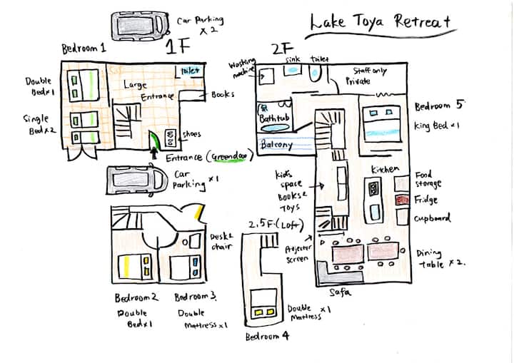 Lake Toya Retreat/5br/families/spacious/rusutsu - Date