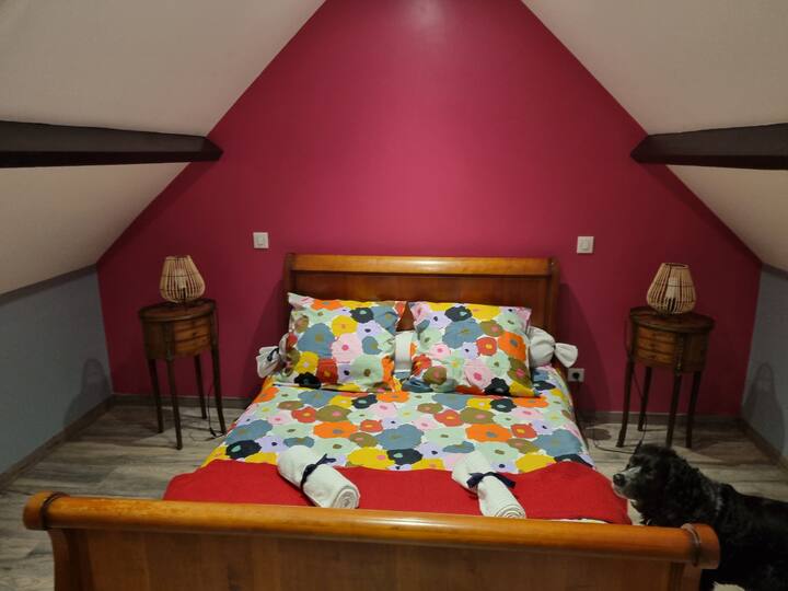 La habitación está arriba, cama 160