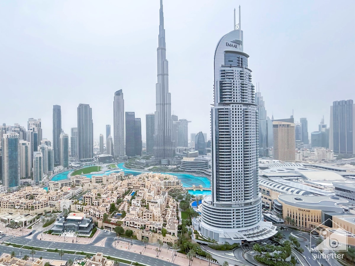 4 Bedroom Furnished Apartment with Burj Khalifa View 2