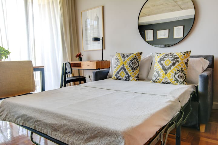 โซฟาเบดแบบพิเศษสำหรับผู้ใหญ่ 3 คนหรือผู้ใหญ่ 2 คน + เด็ก 2 คน