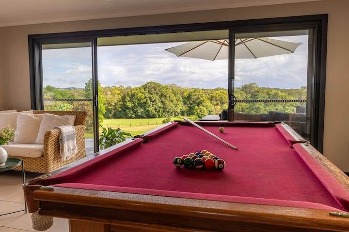 The Old Peach Farm - Pool Table, Spa, Views ! - Bangalow