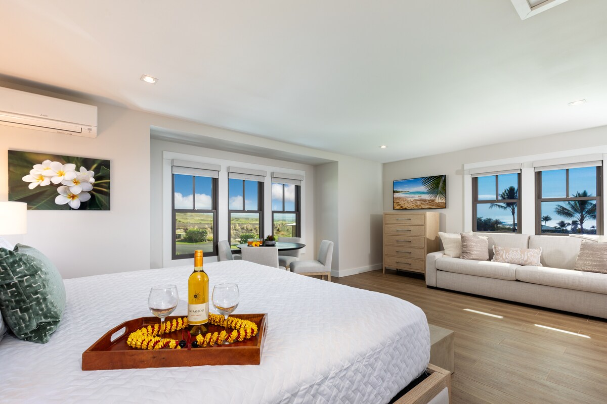 Erdvūs atskiri privatūs Ohanos apartamentai su dvigule lova yra puiki vieta privatumui