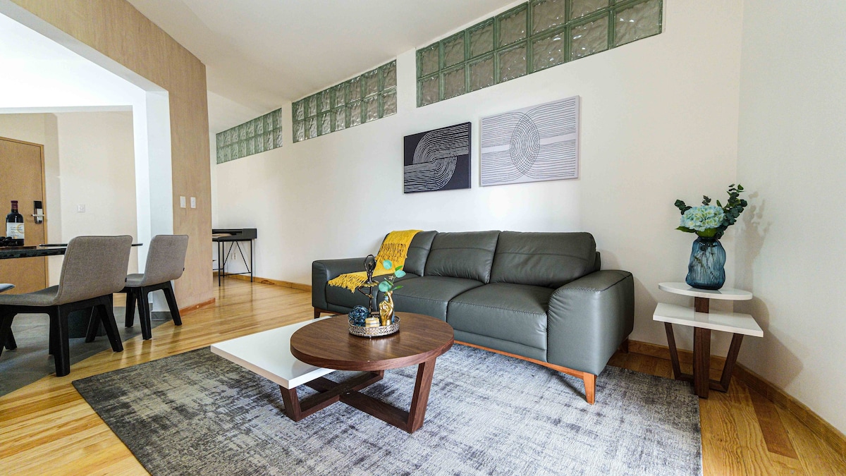 Popular Airbnb listing: Polanco 2 Recámaras 2 Baños A/C, Parque Lincoln in Polanco 4ª Sección