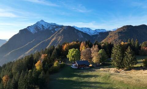 Alpine chalet from 1873, Heidi's chalet