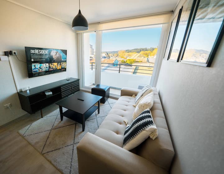 Spacious apartment with parking in downtown Concepción