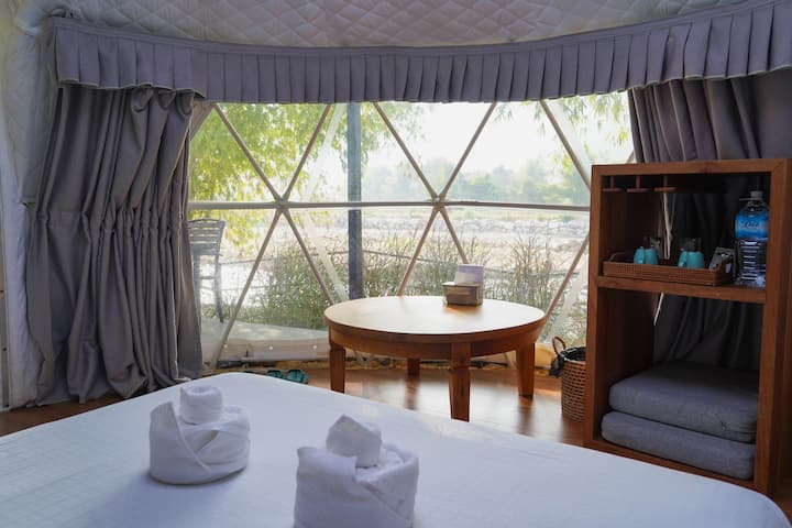 Glamping Dome - Mountain Riverview - Laos