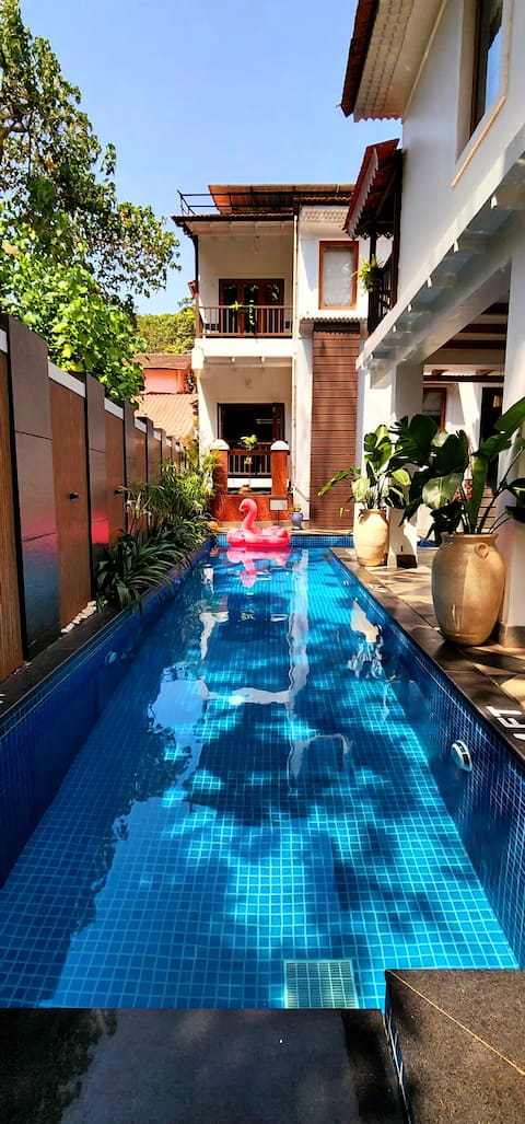 4BR Pool Villa Near Candolim - Coral Enterprises