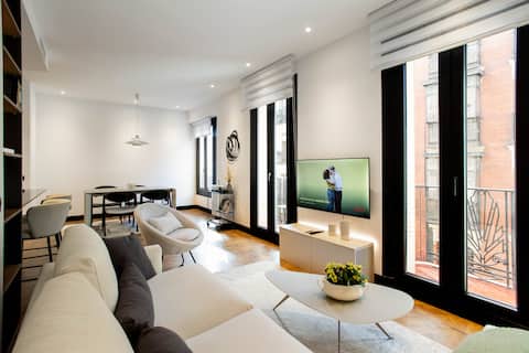 Anuncio de Airbnb popular: Newly renovated flat in Justicia (2 bedr 2 bathrs) en Chamberí