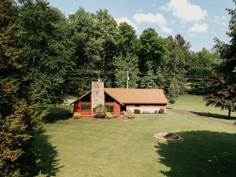Cedar Run Lodge with a great view!
