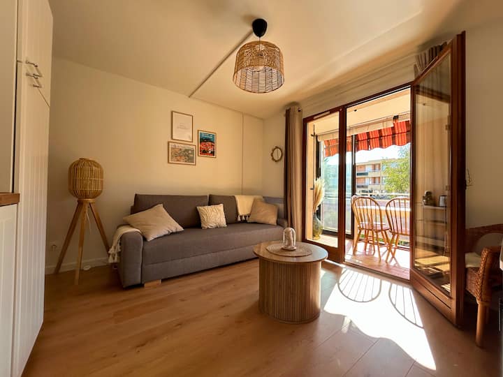 La Favière - Cosy T2 4pers - Veranda - 400m Plage - Bormes-les-Mimosas
