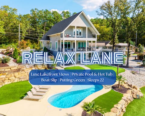 Stunning Lakefront Views*Private Pool*Hot Tub*6BR
