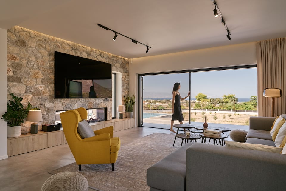 Kalonía Villa above the Corinth Canal, Loutraki, Peloponnese, Greece, photo 1 of 10