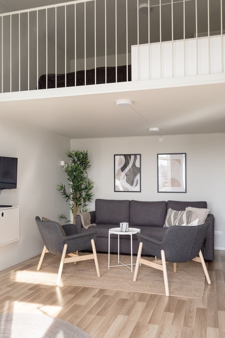 Family Loft Studio River View - 哥特堡