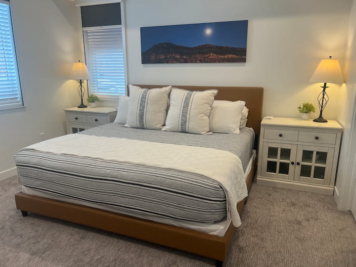 King Bed in Master Bedroom