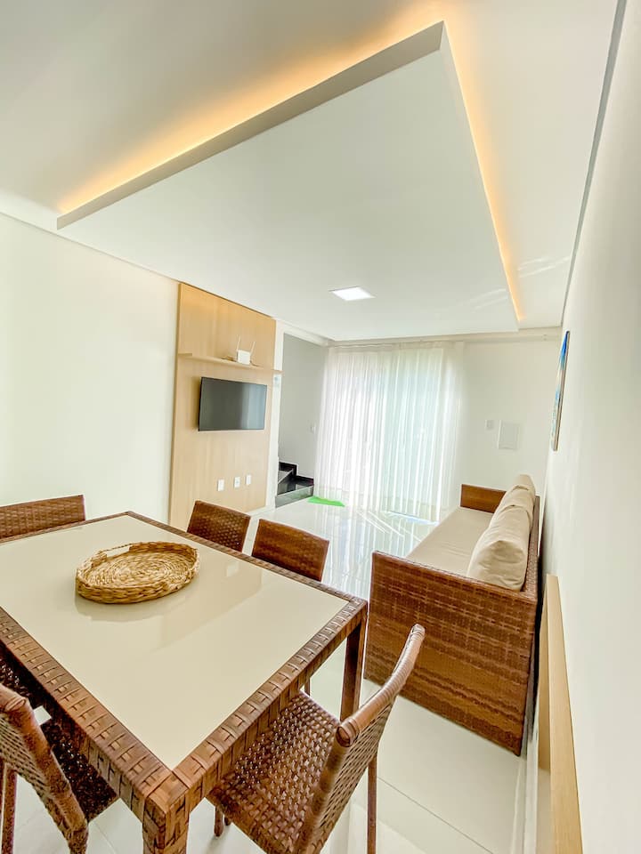 With 3/4 Private Net Pool Next To Taperapuã Beach - Porto Seguro