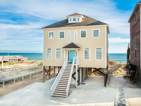 5-BR, 4 Kings, HotTub, OceanFront, Gates, Hammocks
