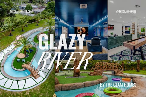One and Only LAZY RIVER Type POOL/Slide/Cinema