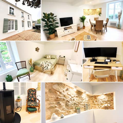 Large house at the gates of the Loire Valley castles