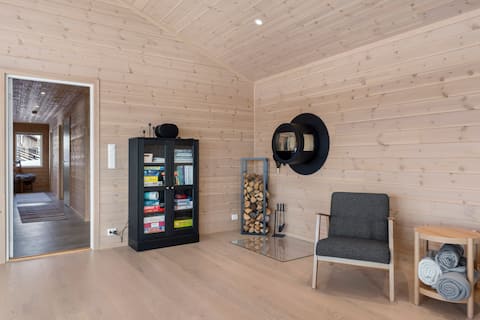 Popular Airbnb listing: Modern family cottage with views of Norefjell west in Sigdal