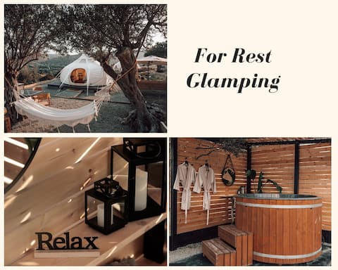 For Rest Glamping - Aura tent with hot tub