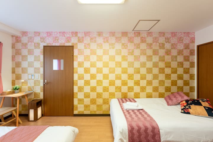 9beds｜Max15 ppl｜Akihabara8min｜6 min walk sta｜1 car