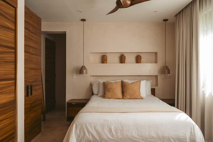 Camera luminosa e confortevole