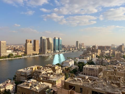 The Zamalek Skyline w/ Nile View