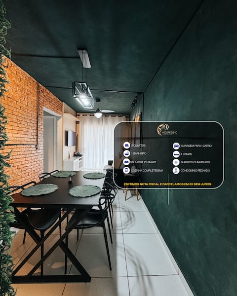 new apartment in a gated community with air-conditioning and elevator