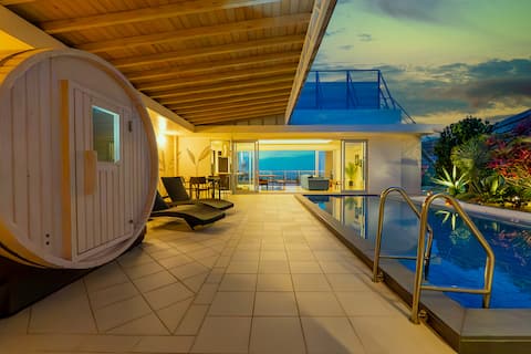 【Private Pool&sauna】Oceanview/Private Villa/8ppl