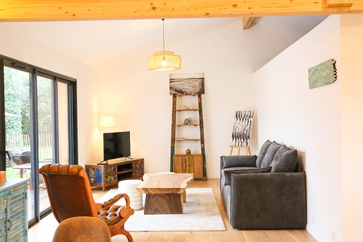 Propriété Airbnb réussie: Villa "Onébien" 1/9 people heated pool 28°C à Gujan Mestras