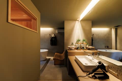 Luxury Private Villa with Sauna & Parking.